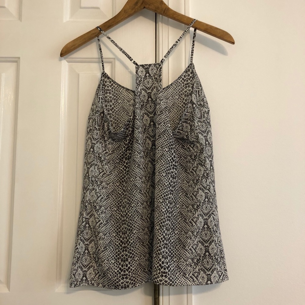 J.Crew Snakeskin Racerback Cami - Picture 2 of 3